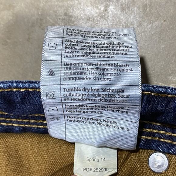 Carhartt Relaxed Fit Jeans Women 6 Short Blue Denim Workwear Bootcut - Picture 8 of 12